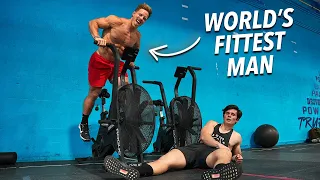 World’s Fittest Man Takes Me Through a BRUTAL Workout!