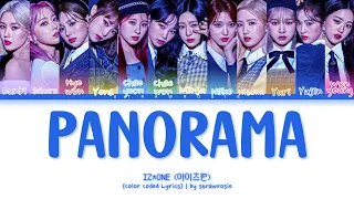 [UPDATED] IZ*ONE 'Panorama' Lyrics (아이즈원 Panorama 가사) (Color Coded Lyrics Han/Rom/Eng)