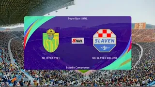 NK Istra 1961 vs NK Slaven Belupo | PES SHNL 23/24