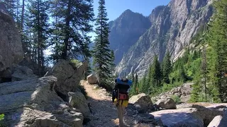 Grand Teton 3 Day Backpacking Trip (**NO MUSIC**): Cascade Canyon/Alaska Basin/Teton Crest Trail