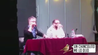 Jorge Baradit y Francisco Ortega en la Feria del libro La Serena 2017