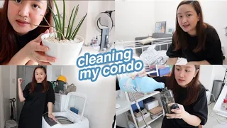 cleaning my condo ✨ | tita talks 🍵