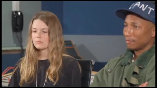 Pharrell impressed by music school student Maggie Rogers