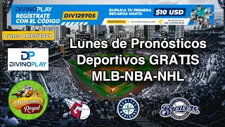 06/05 "Predicciones Deportivas: Para el Béisbol, Basket y Hockey" #mlb #nhl #nhlpicks #mlbpicks #nba