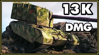 13,4K Damage Without Taking Damage - FV4005 Stage II - World of Tanks Gameplay