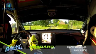 Rally Retro Onboard:  BMW Power. Hans Weijs jr. tijdens de GTC-Rally 2019