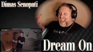 Dimas Senopati - Dream On (Aerosmith Acoustic Cover) | REACTION