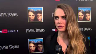 Paper Towns: Cara Delevingne YouTube Livestream Interview | ScreenSlam