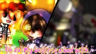 ||Oh no! My bestie is a bad bitch|| °William Afton and Teen Clara° 💮By: Dana Afton💮