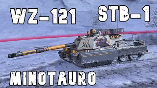 Controcarro 3 Minotauro - STB-1 - WZ-121 • WoT Blitz