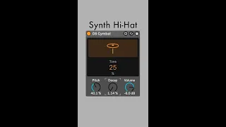 Make a Synth Hi-Hat with Ableton's Drum Synth