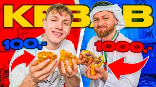 100kč vs 1000kč - KDO UDĚLÁ LEPŠÍ KEBAB? @Pimpscz