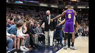 LeBron James has a fan rejected for wishing death on his son at the Pacers game.