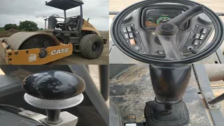 How to Operate Road Roller || Vibratory Roller CASE