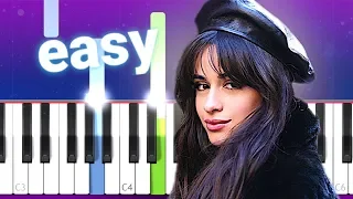 Camila Cabello - Shameless (100% EASY PIANO TUTORIAL)