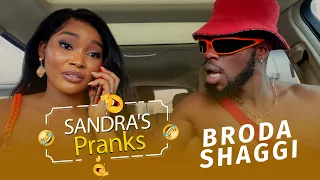 I played  a pregnancy prank on Broda shaggi . SANDRA OKUNZUWA & Broda Shaggi ‘s prank video