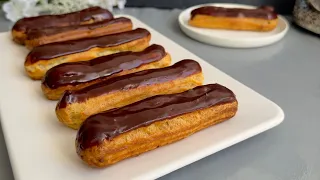 LA MEILLEUR RECETTE DES ÉCLAIRS AU CHOCOLAT !! FACILE ET RAPIDE A REALISER ! UNE BONNE GOURMANDISE!