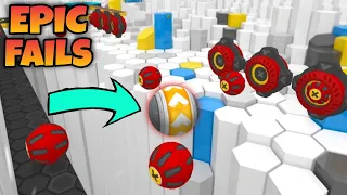 FUNNY FAILS in GYROSPHERE BALLS (Part 1)