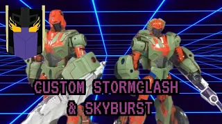 Transformers Custom Stormclash & Skyburst Review (Legacy)