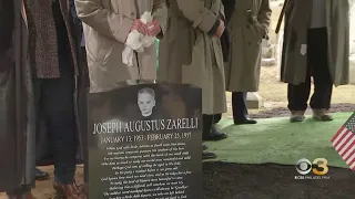 Family of Joseph Augustus Zarelli pays tribute with new headstone on grave of the formerly unknown c