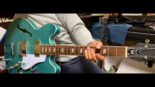 Epiphone Casino Worn WBD (Worn Blue Denim) エピフォン カジノ チャンネル登録、グッドボタンをよろしくお願いします。