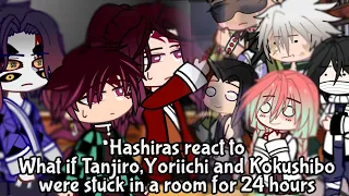 Hashiras react to What if Tanjiro,Yoriichi and Kokushibo were stuck in a room for 24 hours