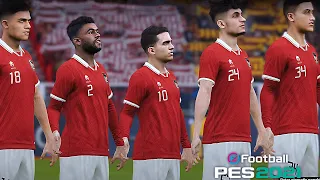 Full Skuad Timnas Indonesia Vs Vietnam 2024 | PES 2021 Mod real face full skuad timnas