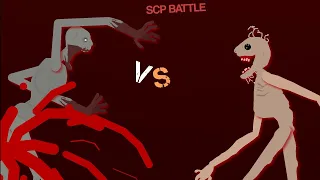 SCP BATTLE - SCP - 096 Vs SCP - 4666 | Animation Stick Nodes!