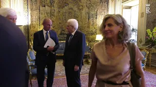 Mattarella incontra il Prof. Giorgio LATTANZI, Presidente della Corte Costituzionale.