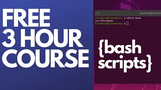 Bash Scripting Full Course 3 Hours