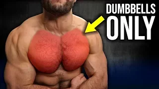 5min Home CHEST Workout Pt.2 (DUMBBELLS ONLY/ NO BENCH!!)