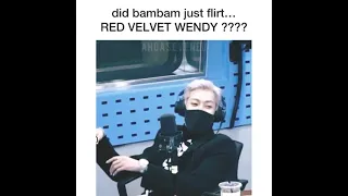 GOT7 's Bambam flirting with Red Velvet 's Wendy 🤣