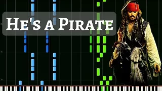 Pirates Of The Caribbean - He's A Pirate (Kyle Landry) (Synthesia)