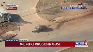 OKC Police involved in chase