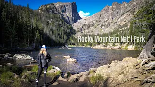 CAMPING in ROCKY MOUNTAIN NATIONAL PARK in 4K | Truck Camper Living | Van Life