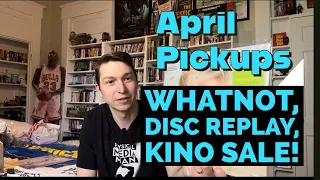 April Pickups - Whatnot, Kino Sale, Disc Replay, Goodwill, Amazon, eBay - Blu Ray, 4k, Vinyl, ECW