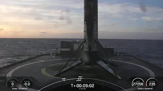 An uninterrupted footage of SpaceX Falcon 9 B1058 Landing for the 15th time.