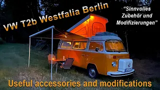 VW T2b Westfalia Berlin - accessories and modifications - Camping Zubehör und Modifizierungen