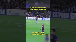 El día que Messi salió calentar después de su Lesion ¡¡¡¡   #shorts #messi # futbol #argentina