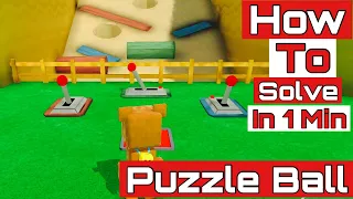 Super Bear Adventure - How To Solve Easy Puzzle Ball #superbearadventure #superbear