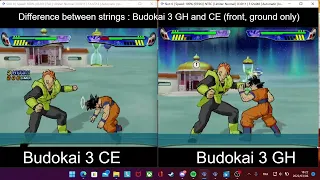 Difference of strings between Budokai 3 Collector Edition and Greatest hits (ground/front)