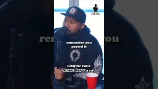 6ix9ine Calls Snoop Dogg A Rat & Snitch