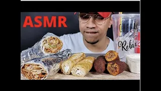 ASMR TURKISH FOOD LAHMACUN DONER ICLI KOFTE  BOREK FETA MUKBANG No Talking REAL EATING SO