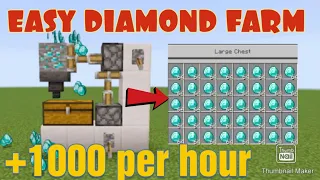 How to make diamond farm in minecraft full tutorial hindi