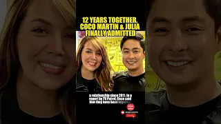 12 YEARS TOGETHER, COCO MARTIN & JULIA FINALLY ADMITTED  #cocomartin  #juliamontes  #relationship