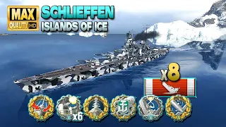 Battleship Schlieffen: The +1 move from a team mate - World of Warships