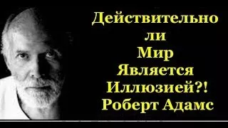 Роберт Адамс сатсанги - Действительно ли мир является иллюзией?