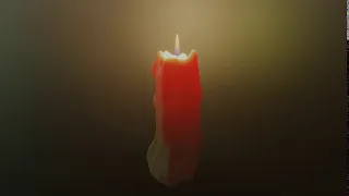 свечка в Blender