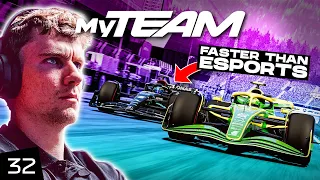 F1 Esports Driver with F1 Esports Setup vs OP AI - F1 23 My Team #32