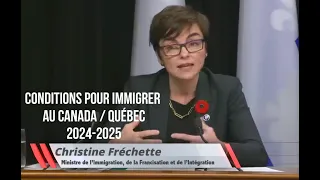 Immigrer facilement sous condition au Canada entre 2024 2025